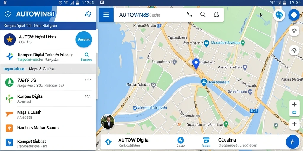 Tampilan antarmuka aplikasi AUTOWIN88 yang sederhana dan informatif.