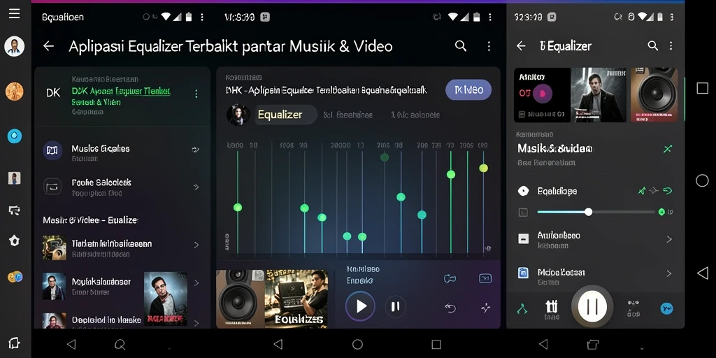 Tampilan antarmuka DKK yang modern dan fungsional untuk Equalizer.
