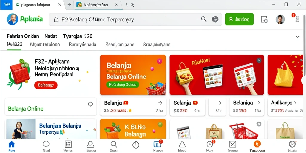 Tampilan antarmuka aplikasi F32 yang menarik dan mudah digunakan.