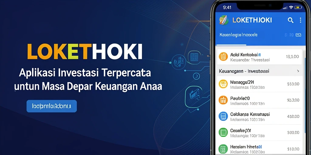 Antarmuka utama LOKETHOKI menunjukkan kemudahan dalam berinvestasi.