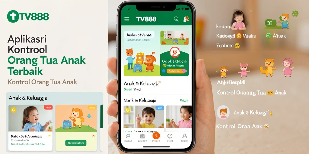 Tampilan antarmuka TV888 yang ramah untuk orang tua.
